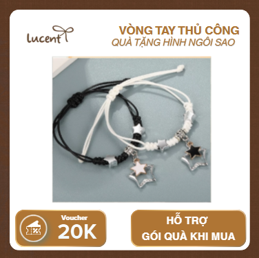 Vòng tay thủ công hình ngôi sao LUCENT - Ảnh 3