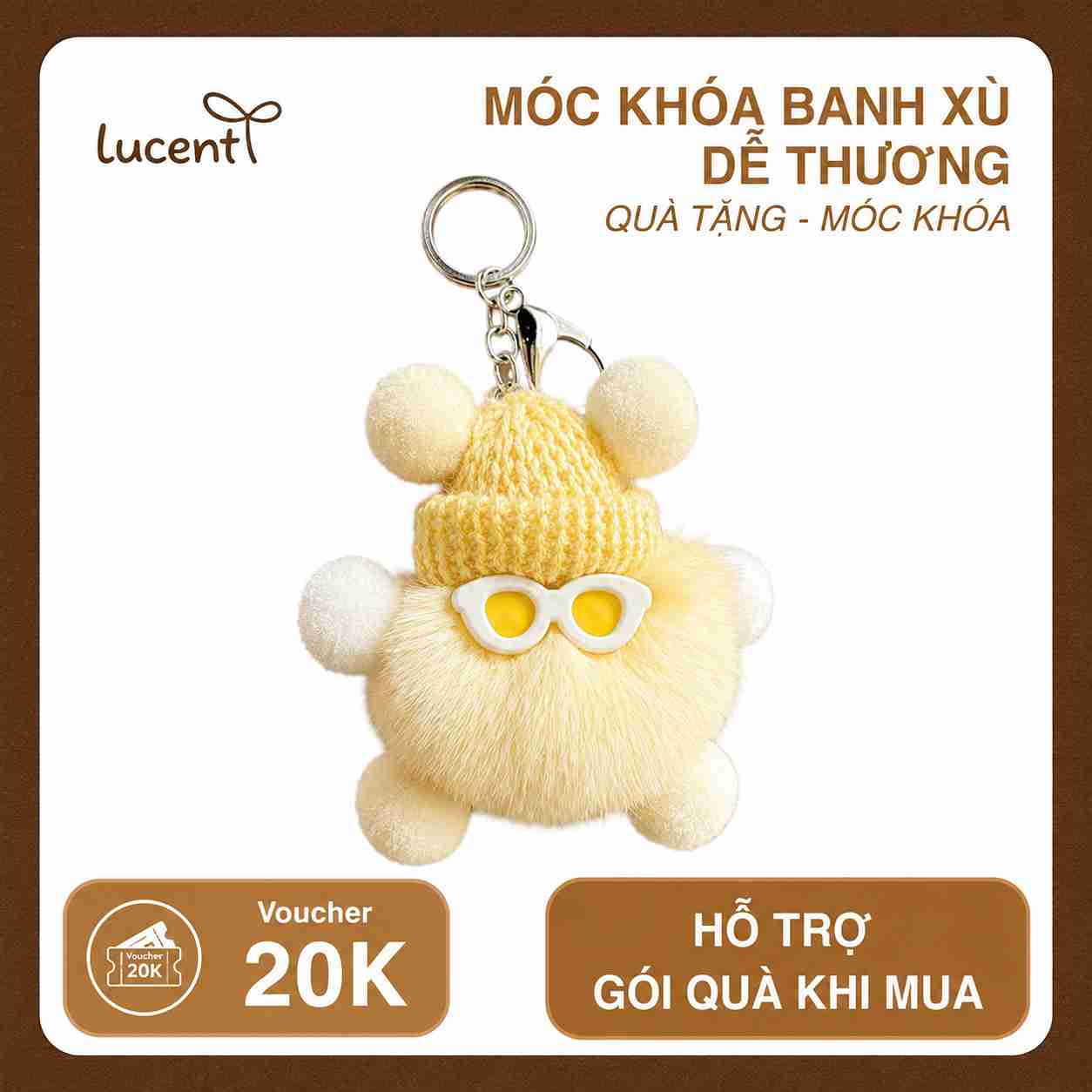 Móc khóa Banh Xù Dễ Thương