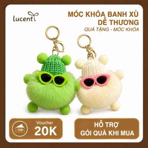 Móc khóa Banh xù dễ thươnggg