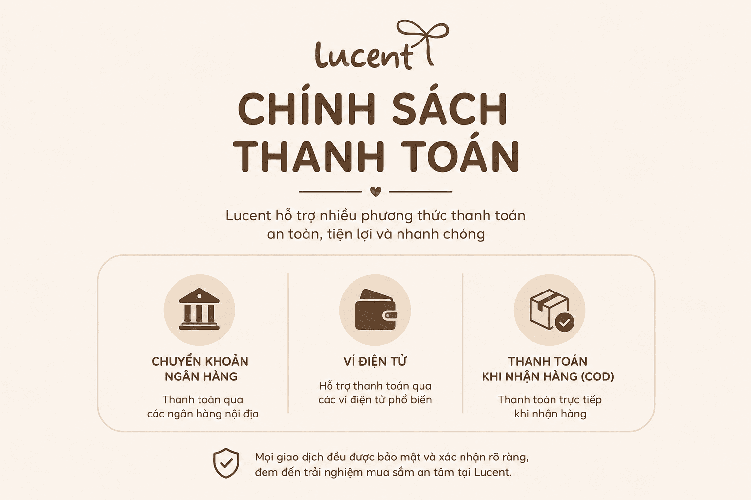 Chính sách thanh toán